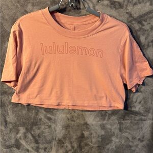 lululemon athletica Peach Crop Top
